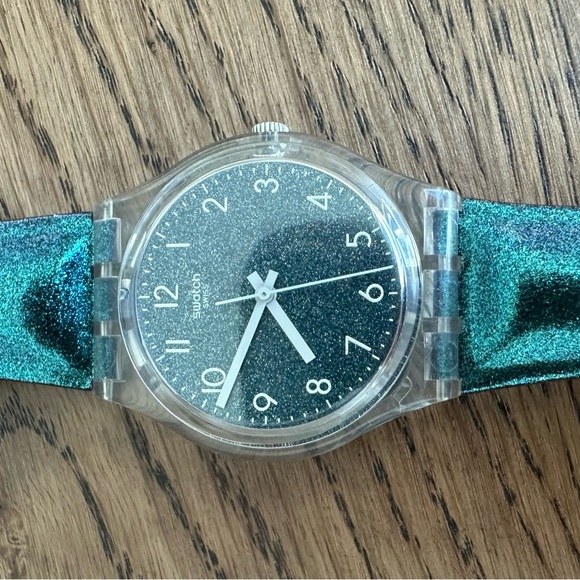 SWATCH - glitter Green Watch - Picture 4 of 4